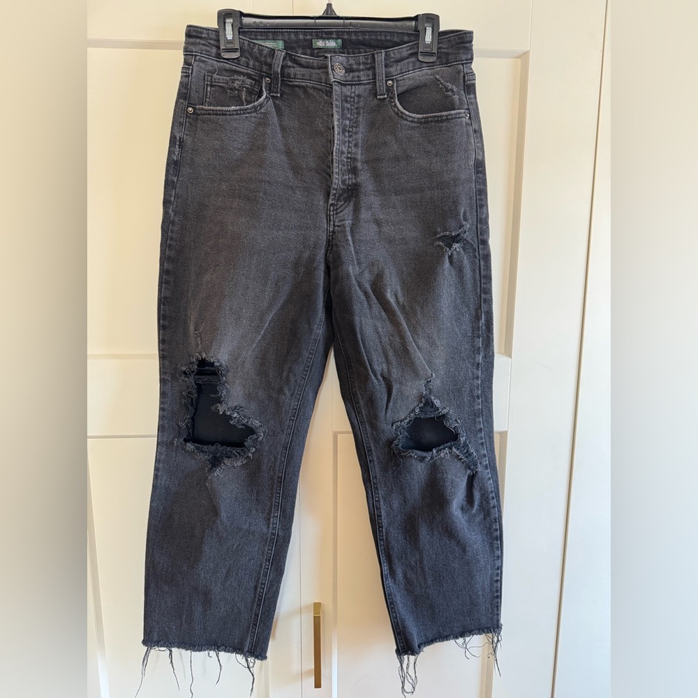 Wild Fable Distressed Black Boyfriend Jeans